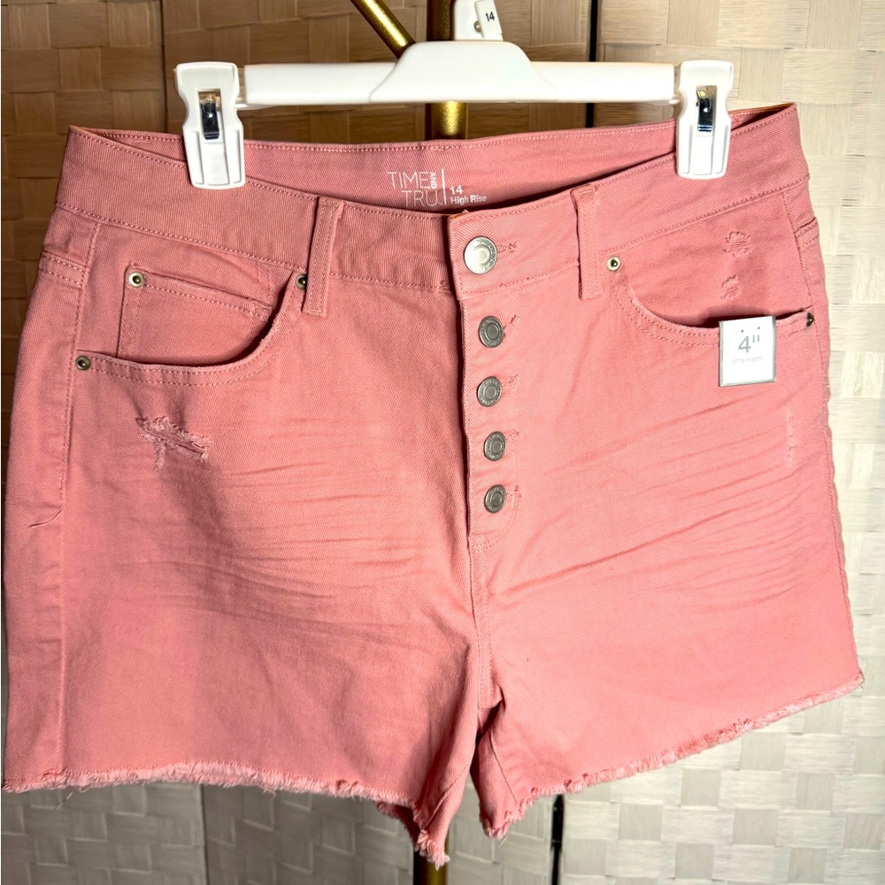 Time And Tru Pink High Rise